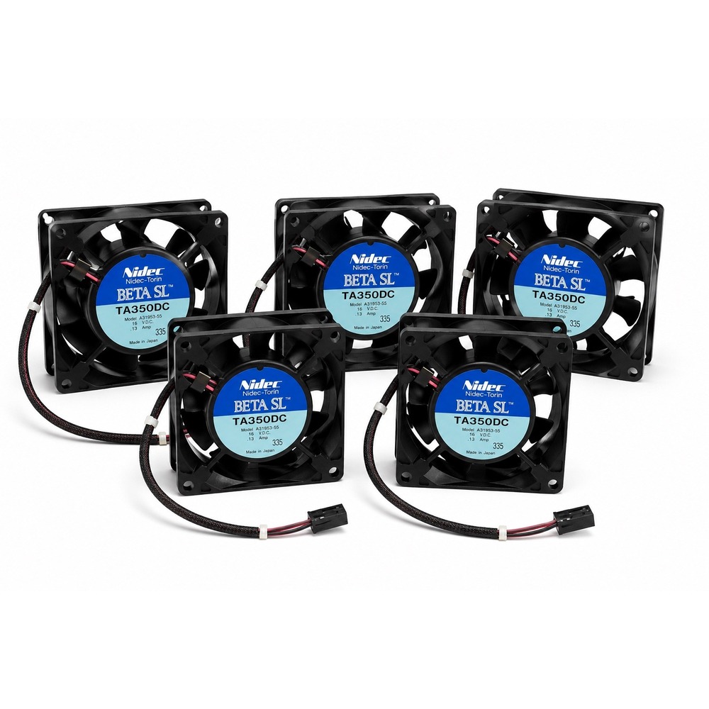 Nidec TA350DC A31953-55 16V DC Cooling Fan Lot 5 New NOS 92mm 3Pin OEM Server